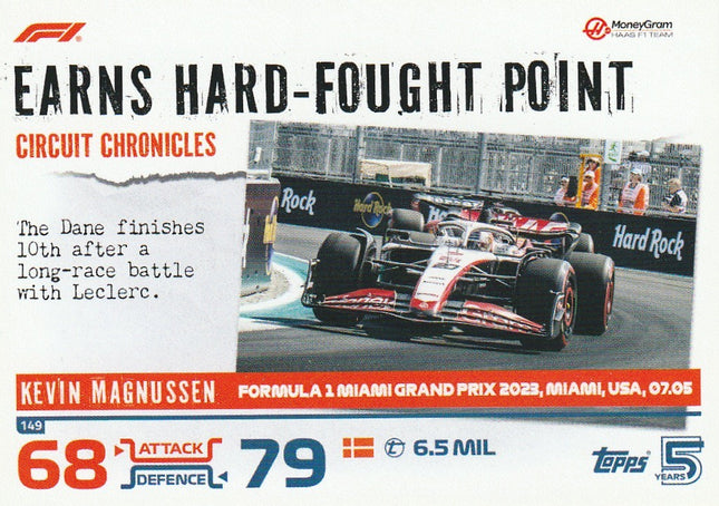 149 Kevin Magnussen / Miami (Haas)