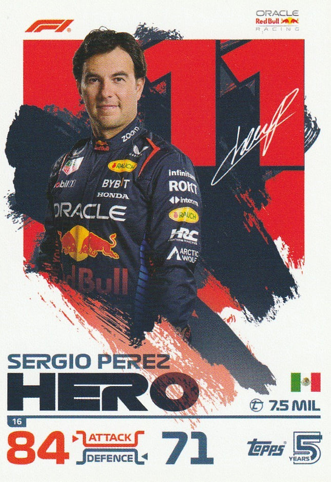 16 Sergio Perez