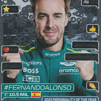 308 Fernando Alonso / Personality of the Year (Aston Martin)