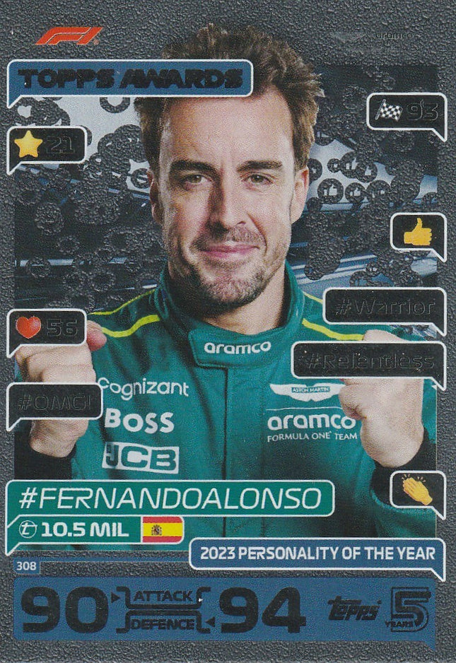 308 Fernando Alonso / Personality of the Year (Aston Martin)