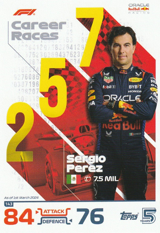143 Sergio Perez (Red Bull)
