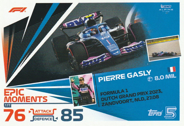 177 Pierre Gasly / Zandvoort (Alpine)