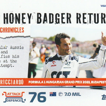 155 Daniel Ricciardo / Budapest (VCARB)