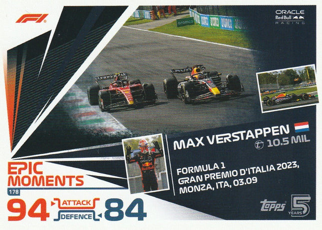 178 Max Verstappen / Monza (Red Bull)