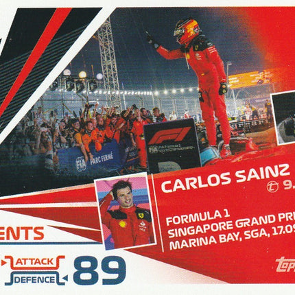 179 Carlos Sainz / Marina Bay (Ferrari)