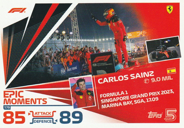 179 Carlos Sainz / Marina Bay (Ferrari)