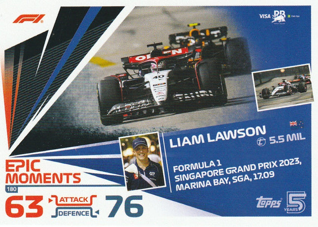 180 Liam Lawson / Marina Bay (VCARB)