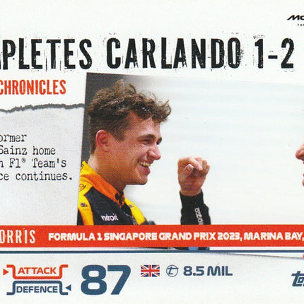 159 Lando Norris / Marina Bay (McLaren)