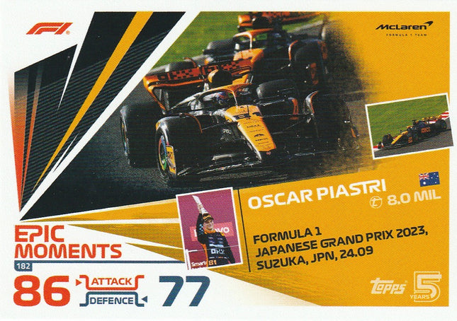182 Oscar Piastri / Suzuka (McLaren)