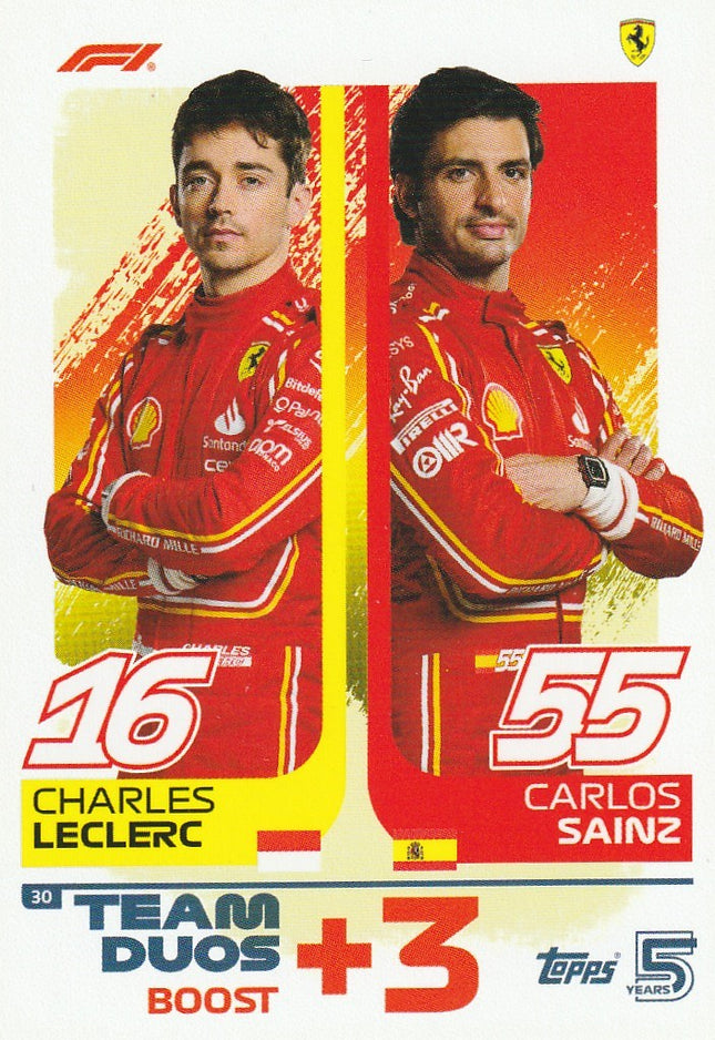 30 Charles Leclerc & Carlos Sainz