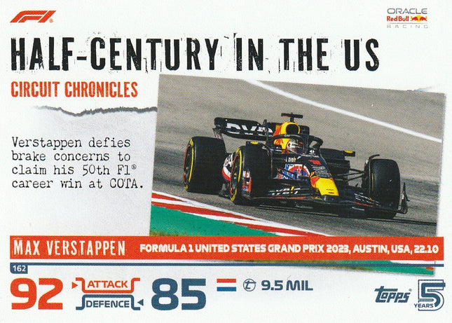 162 Max Verstappen / Austin (Red Bull)