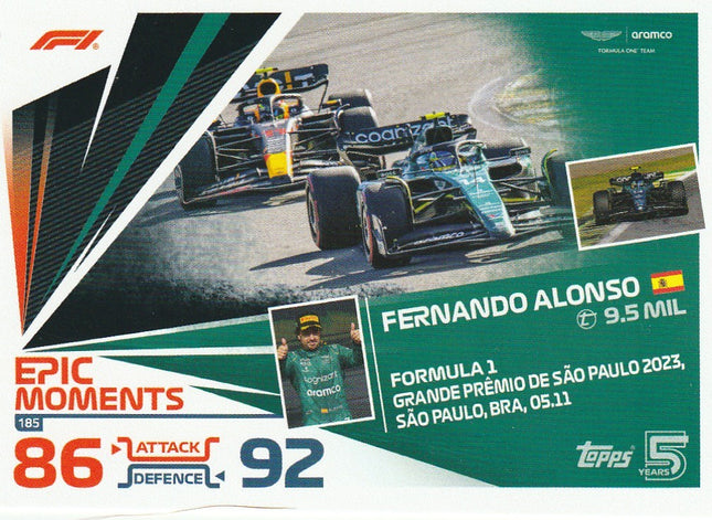 185 Fernando Alonso / Sao Paulo (Aston Martin)