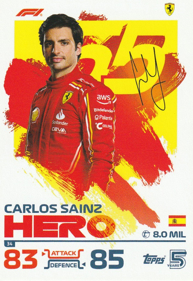 34 Carlos Sainz