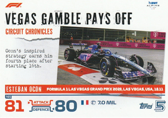 165 Esteban Ocon / Las Vegas (Alpine)