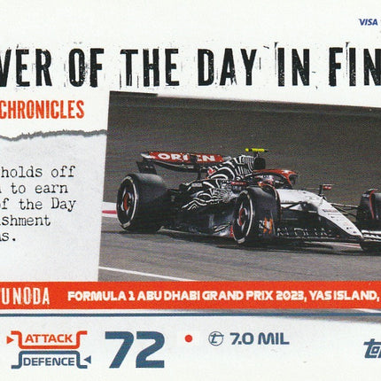 166 Yuki Tsunoda / Yas Island (VCARB)