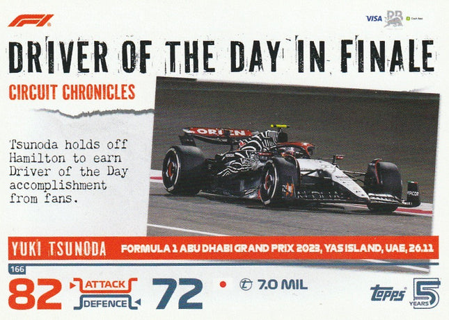 166 Yuki Tsunoda / Yas Island (VCARB)