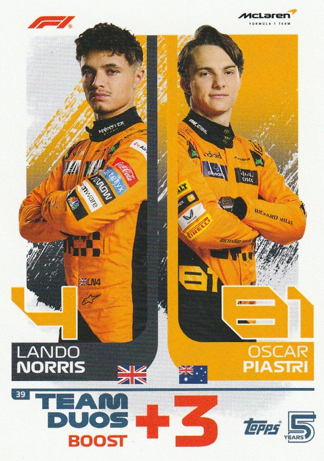 39 Lando Norris & Oscar Piastri 