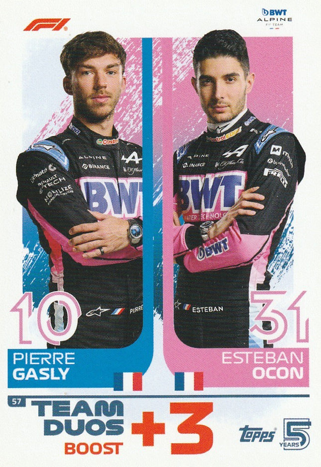 57 Pierre Gasly & Esteban Ocon