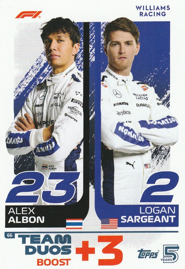 66 Alex Albon & Logan Sargeant