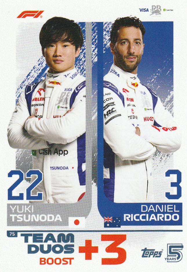 75 Yuki Tsunoda & Daniel Ricciardo